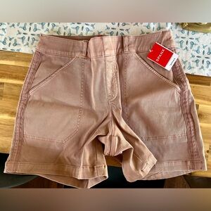 Mauve Spanx Stretch Twill Shorts NWT Size M